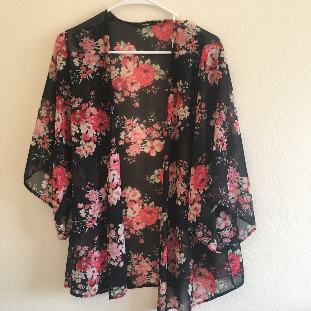 floral kimono